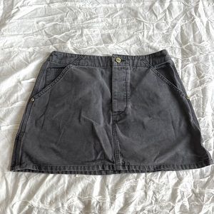 Aritzia TNA Mini Cargo Skirt Gray Size 4